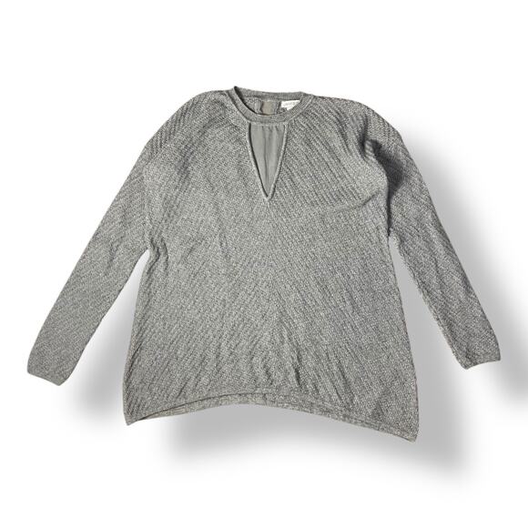 Jamison Cashmere Silk Long Sleeve Sweater‎ Womens Size XS Gray - Picture 1 of 7